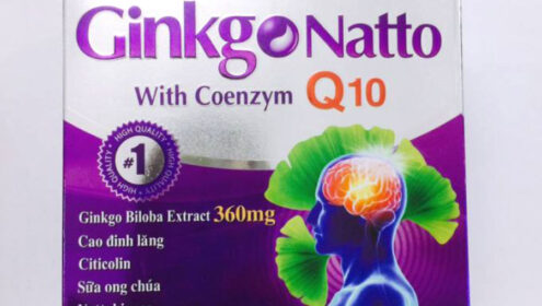 Ginkgo Natto With Coenzym Q10, hỗ trợ làm giảm các di chứng sau tai biến mạch máu não!